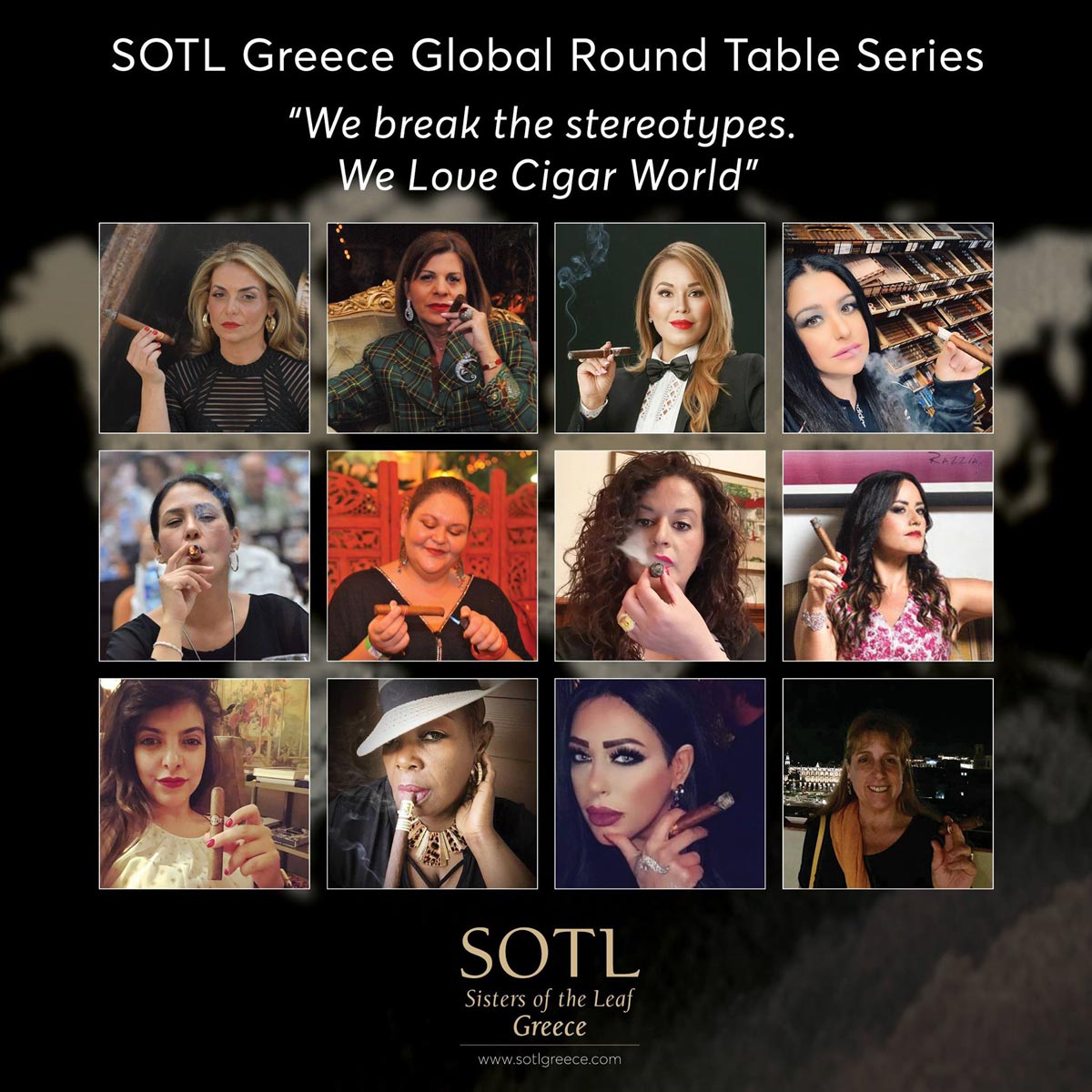 We break the stereotypes. We love cigar world - SOTL Greece